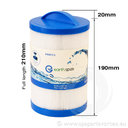 Earth Spas Sanistream Filter 210mm 