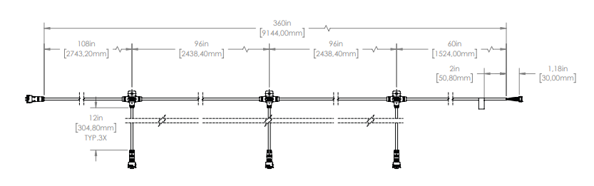 Gecko in.lu.me Cable Loop 4 connectors