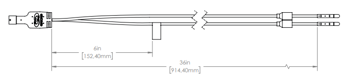 Gecko in.lu.me Spyder cable 2 LEDs