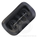 Kidney Pillow - Dark Grey 