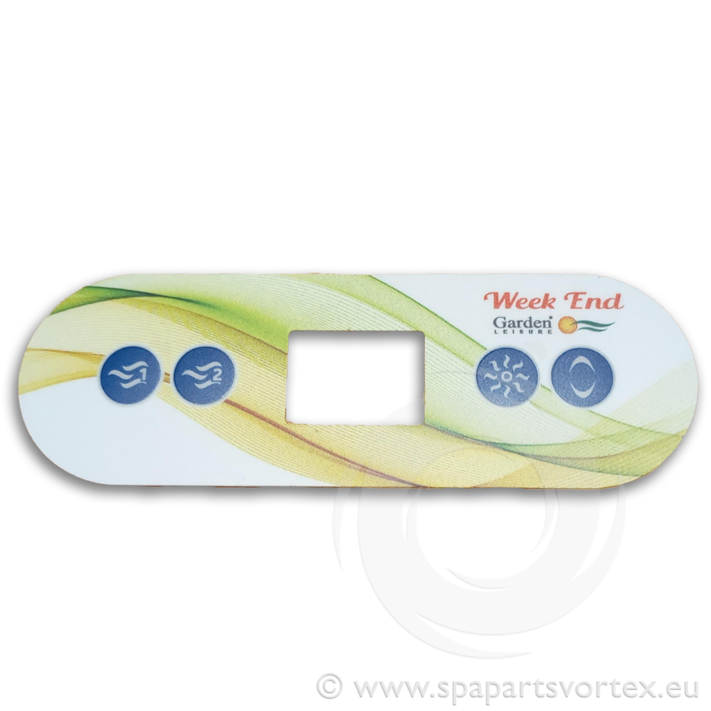 Wellis Sticker IN.K300 Control Panel - Two Pump - SCP Logo (ACM0837)