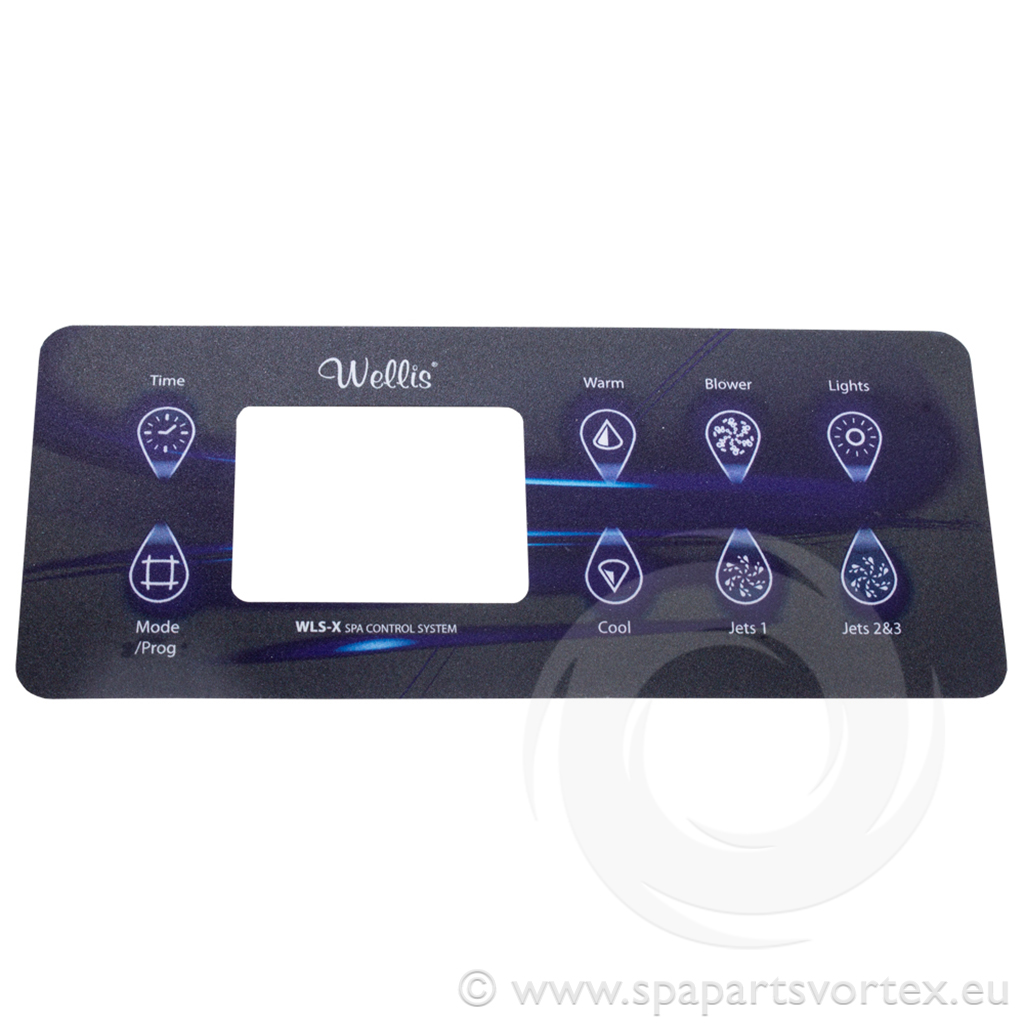 Wellis VL801D Control Panel Overlay