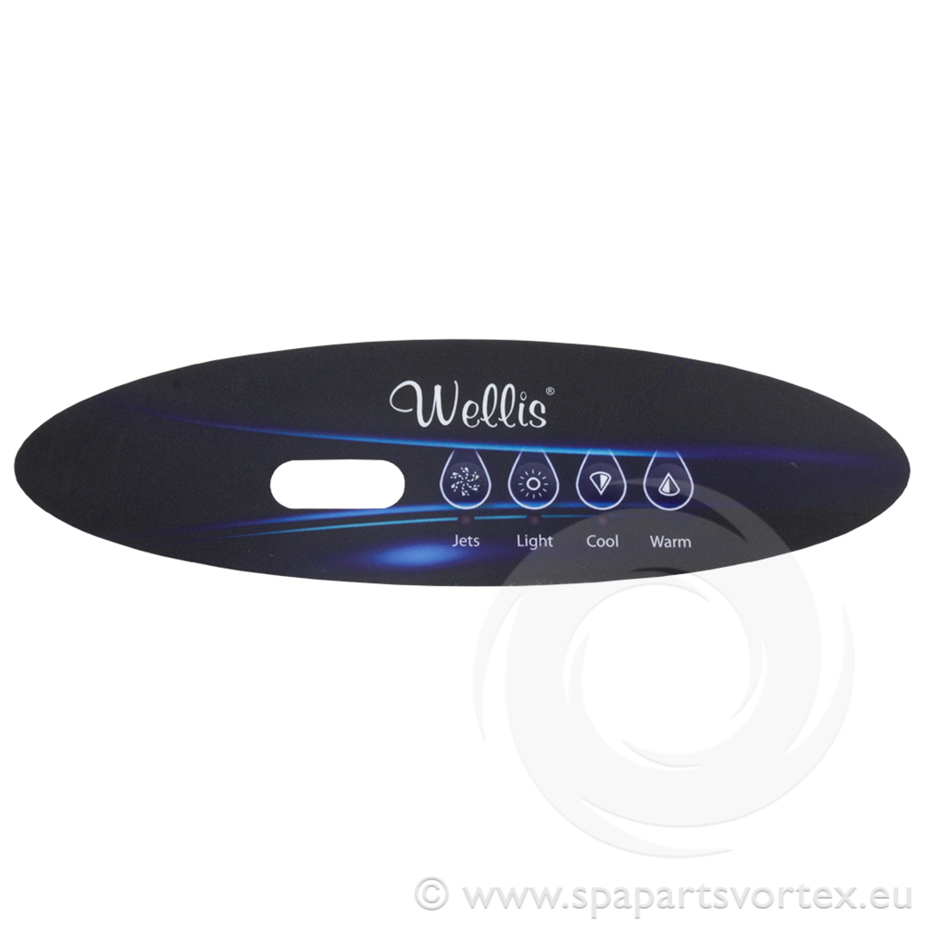 [OL-WE602] Wellis VL260 Control Panel Overlay