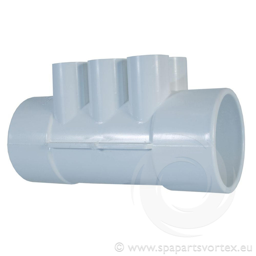 Water Manifold 2" (S/S) x 1/2" (6 Port)