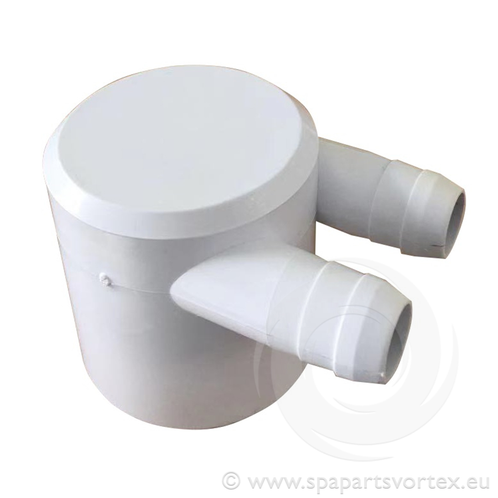 [PL-10244] Water Manifold Cap 2" S x 3/4" RB (2 Barb)