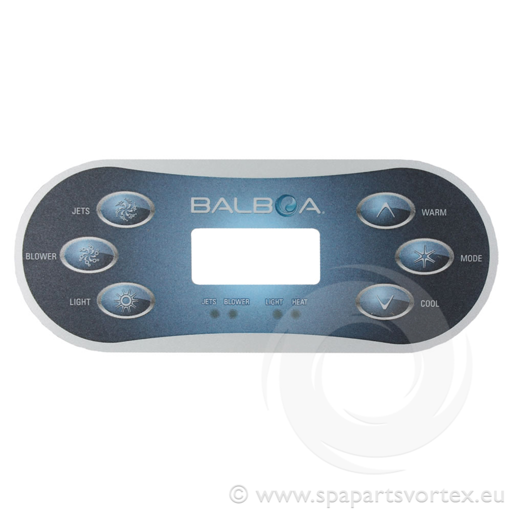 Balboa VL600S Overlay 6 Button (1p + air)