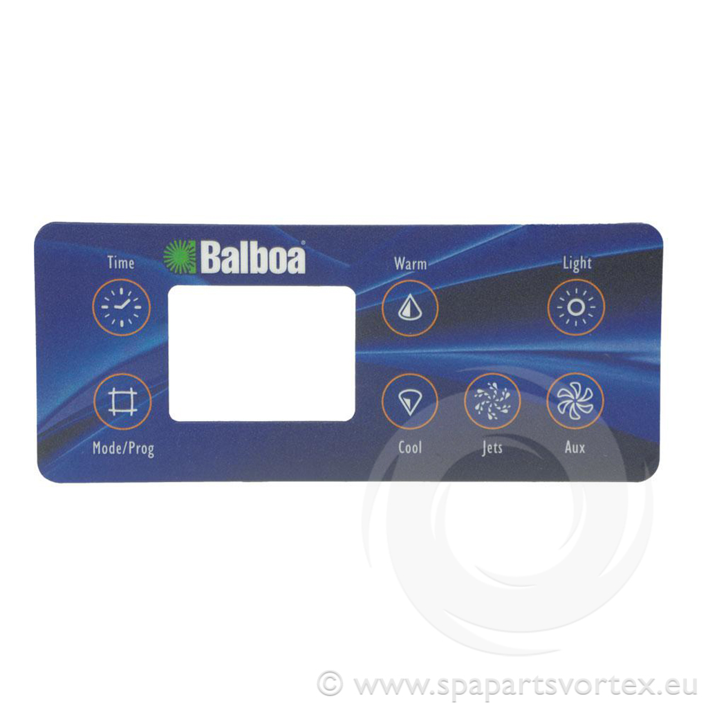 Balboa VL801D Overlay 7 Button (1p + aux)