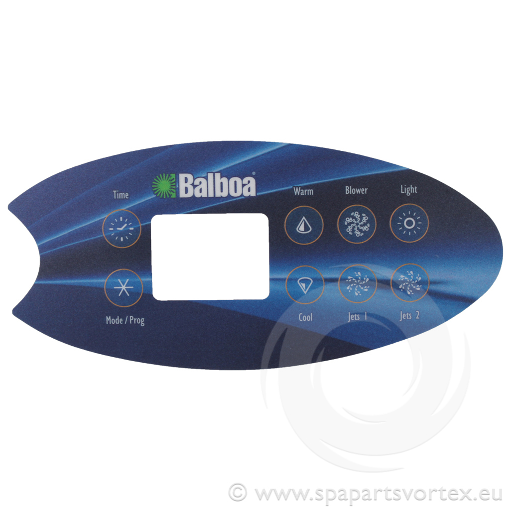 Balboa VL802D Overlay 8 Button (2p + air)