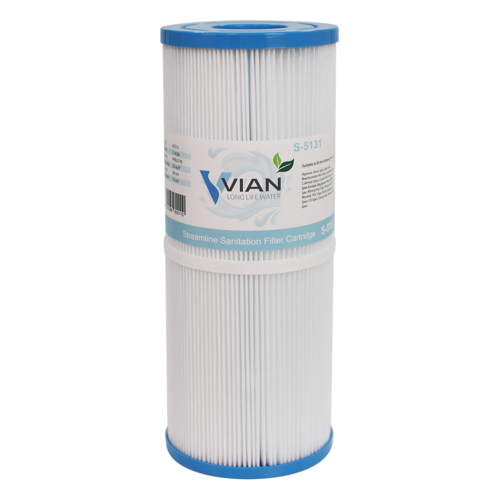 [FR-S5131] Vian S-5131 Hot Tub Filter (PRB251N) (Single Unit)