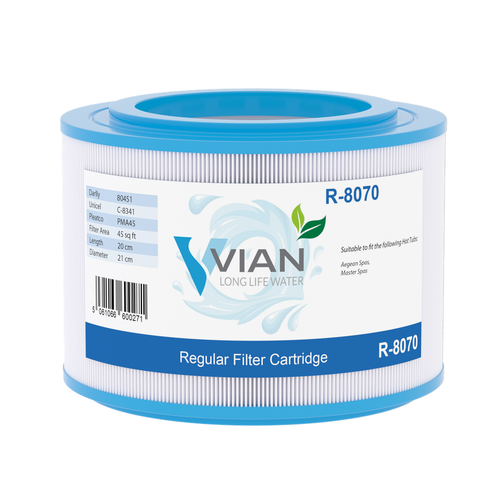[FR-R8070] Vian R-8070 Hot Tub Filter (PMA45) (Single Unit)