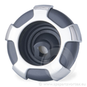 CMP Typhoon Crown 4-1/4" Roto Jet, SS with Grey