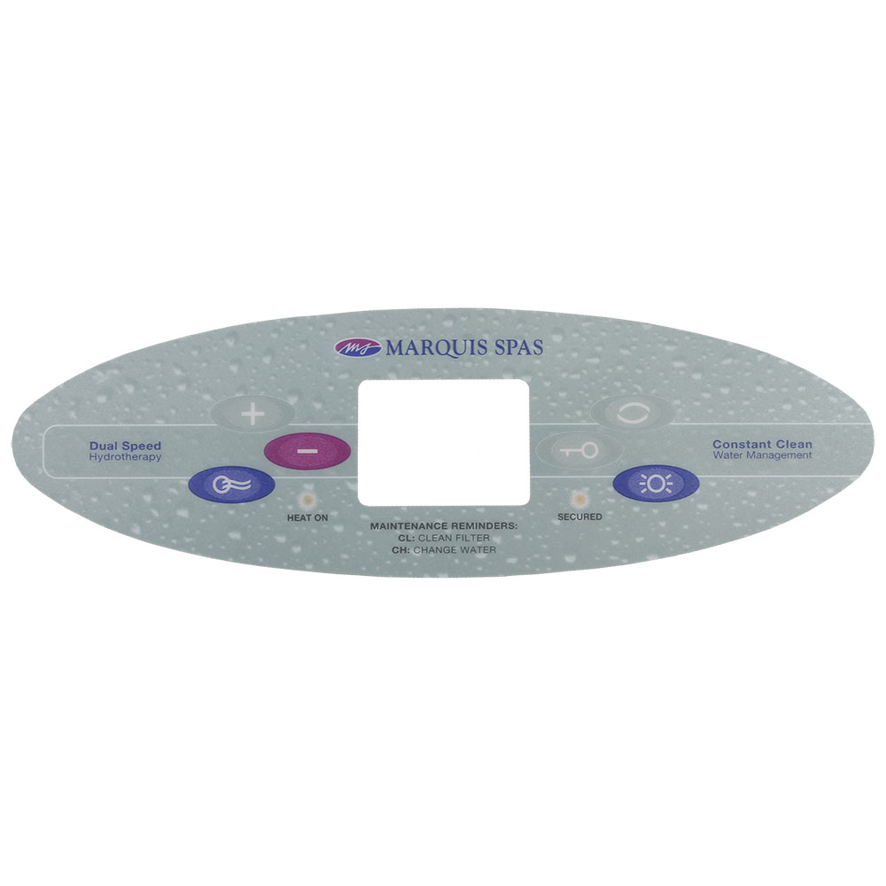 (650-0520) Marquis Spa Overlay Large Control Panel 2003