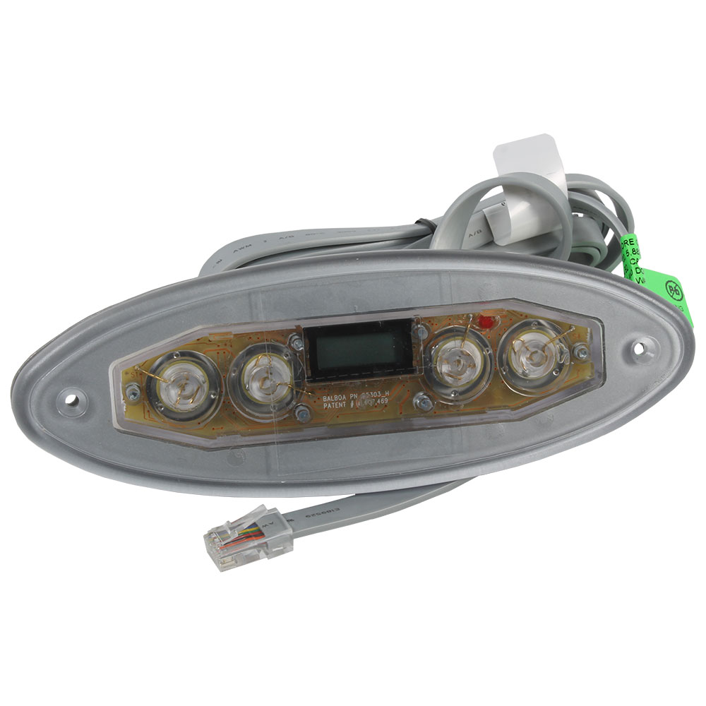 (650-0635) Marquis Spas Panel Small Oval LCD w/o overlay 1997-2010 