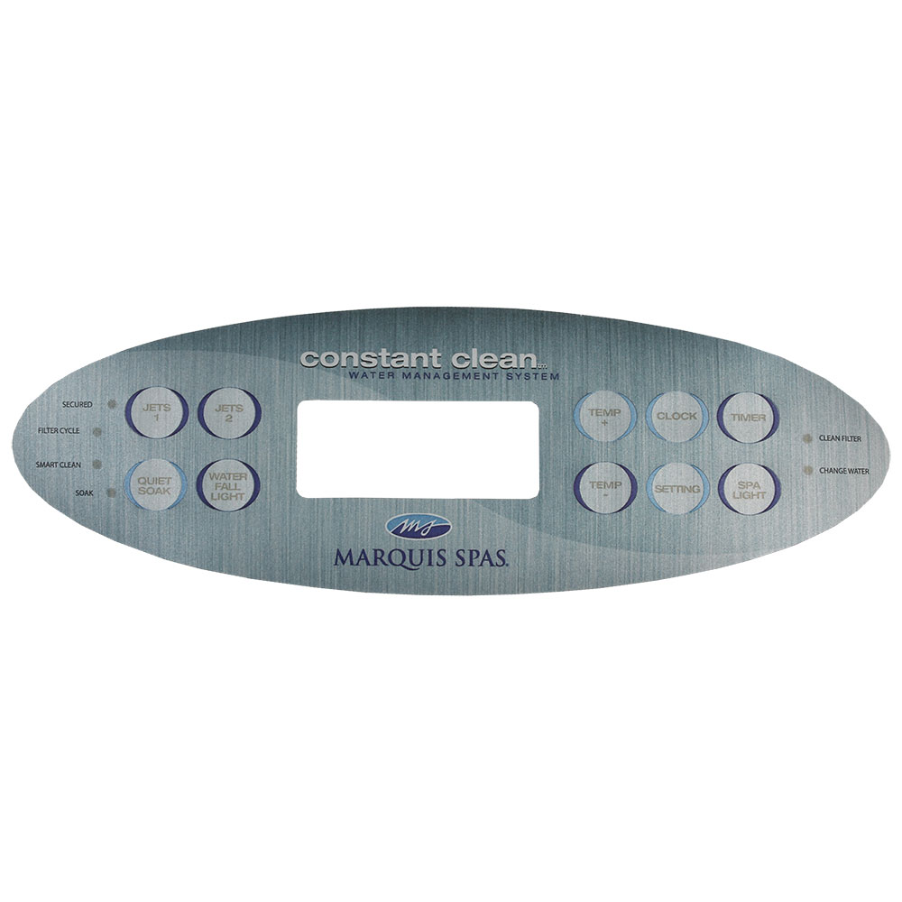 (650-0647) Marquis Spa Overlay MQ710 10 Button 