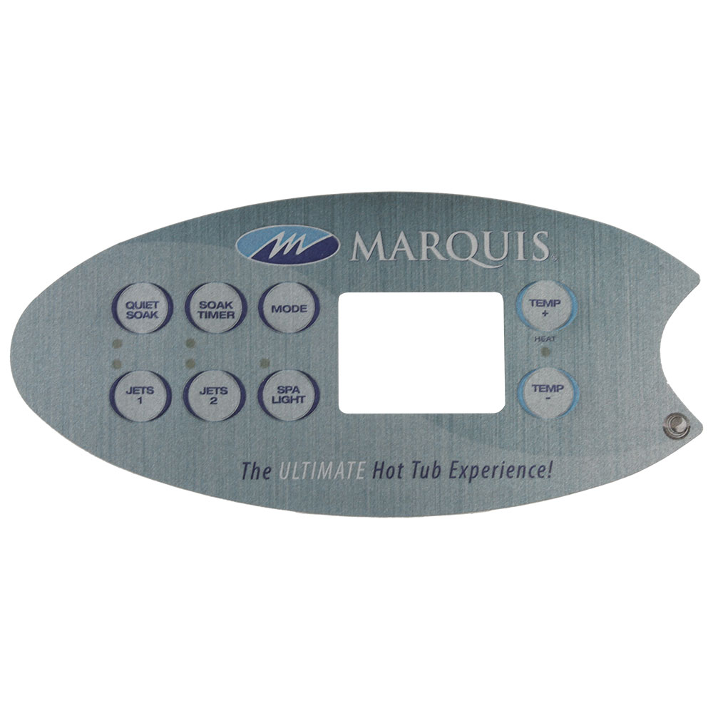 (650-0683) Marquis Spas Overlay MQ554 8 Button 2 Pump 2012 