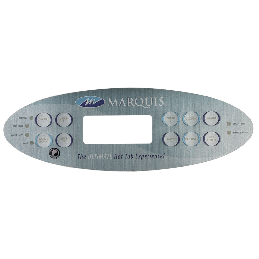 (650-0687) Marquis Spas Overlay 10 buttons 3 Pumps