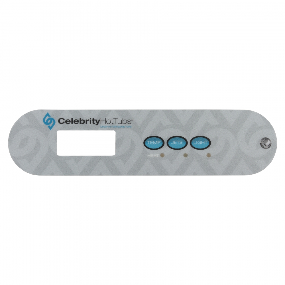 (650-0739) Marquis Spas Overlay Celebrity 3 buttons 1 Pump 2014 
