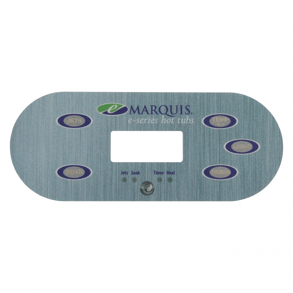 [OL-MQ741] (650-0741) Marquis Spas Overlay E-Series 5 buttons 1 Pump 2014