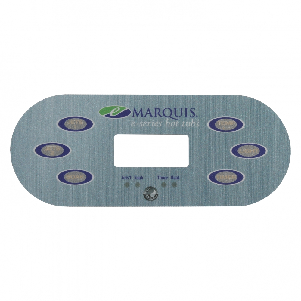 (650-0742) Marquis Spa Overlay E-Series 6 buttons 2 Pump 2014 
