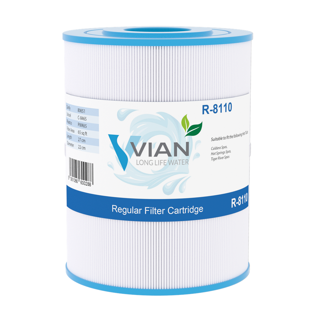 [FR-R8110-B] Vian R-8110 Hot Tub Filter (PWK65) (Box of 4)
