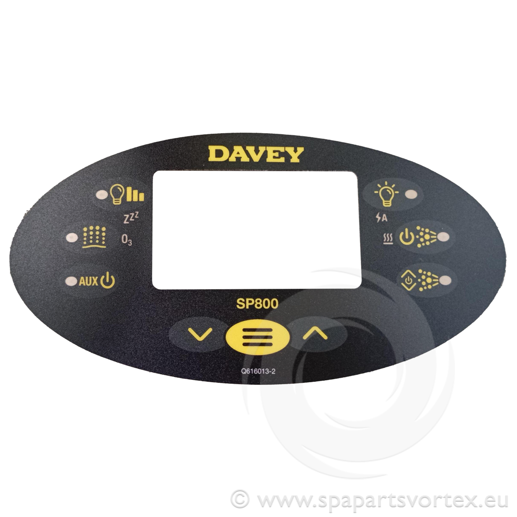 Revêtement Clavier de commande SP800 Oval
