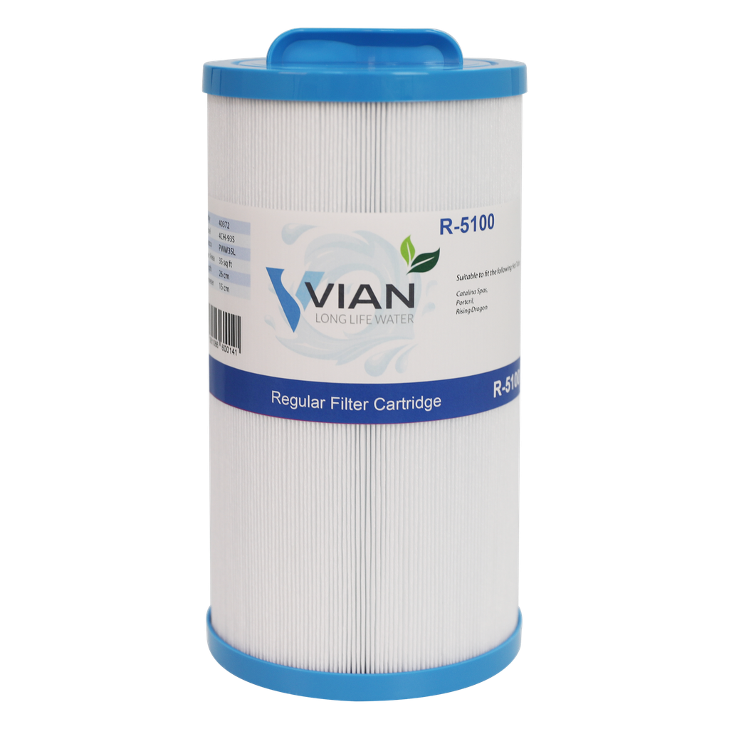 Vian R-5100 Hot Tub Filter (PWW35L) - Box of 9