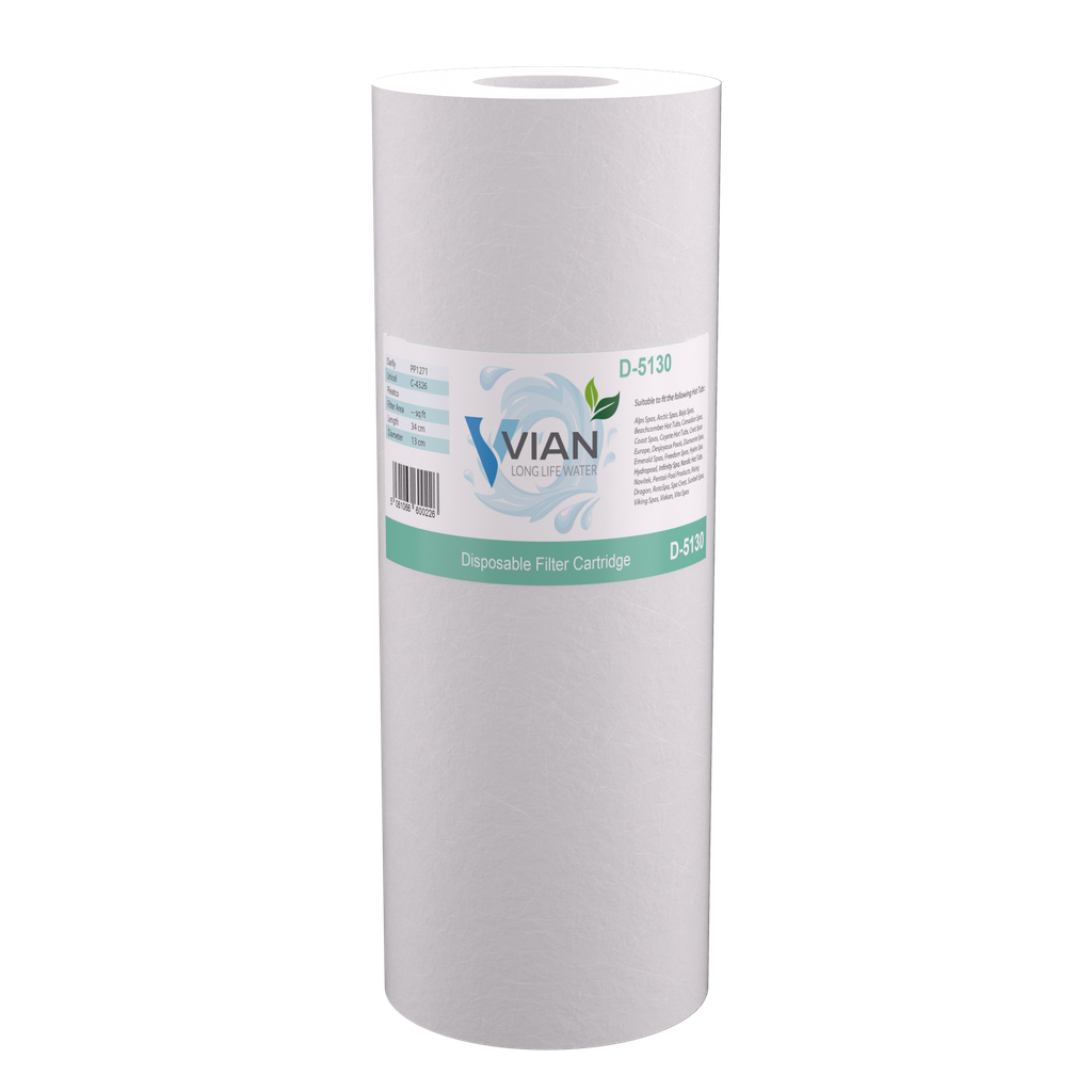[FR-D5130-B] D-5130 Disposable Hot Tub Filter (C-4950/C-4326) - Box of 9
