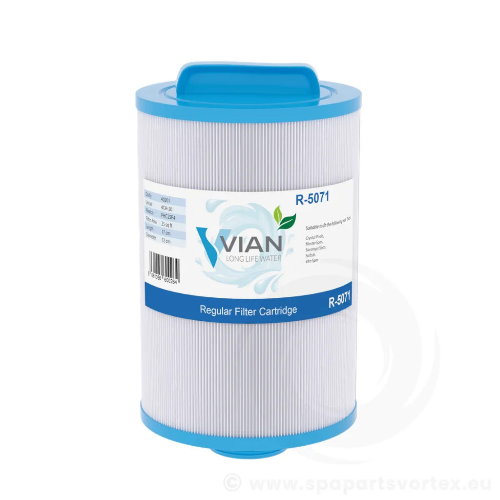 [FR-R5071-B] Vian R-5071 Hot Tub Filter (PSG25P4) - Box of 9