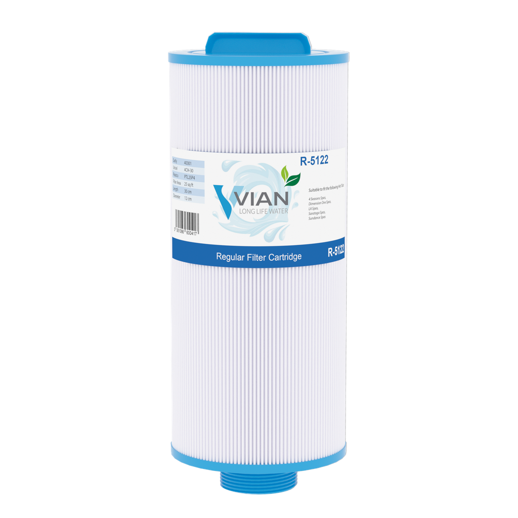 Vian R-5122 Hot Tub Filter (PTL25P-4) - Box of 9