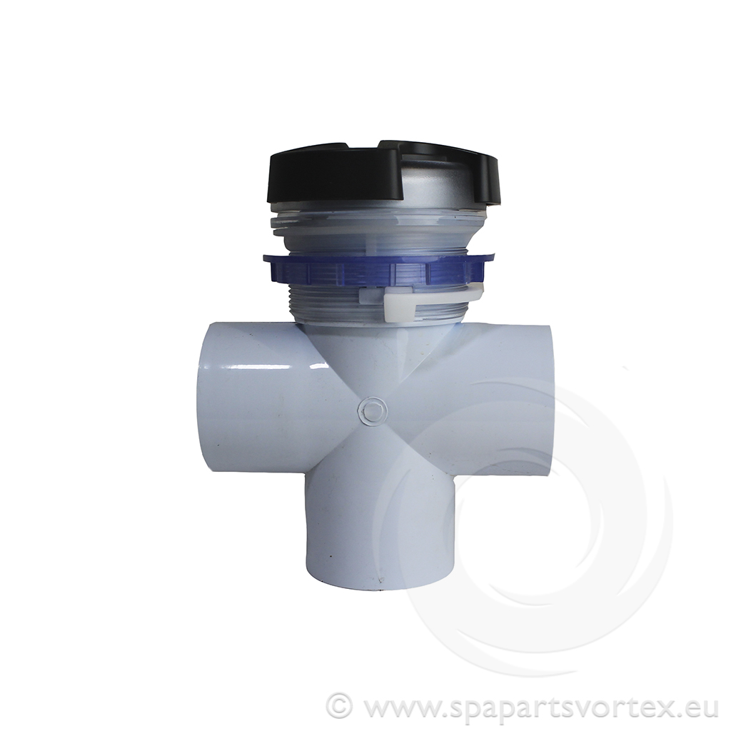 [PL-EA109] (350-6343) Marquis Spa Valve 2 inches 3-Way AES Grey 2013-2014