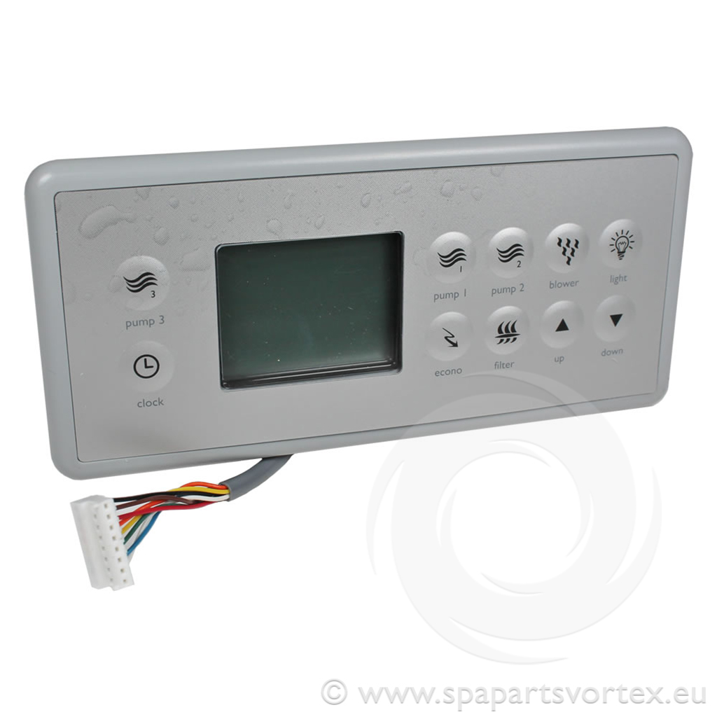 [TS-GCK04] Gecko TSC-4 (K-4) 10 Button Topside Control (3 Pump)