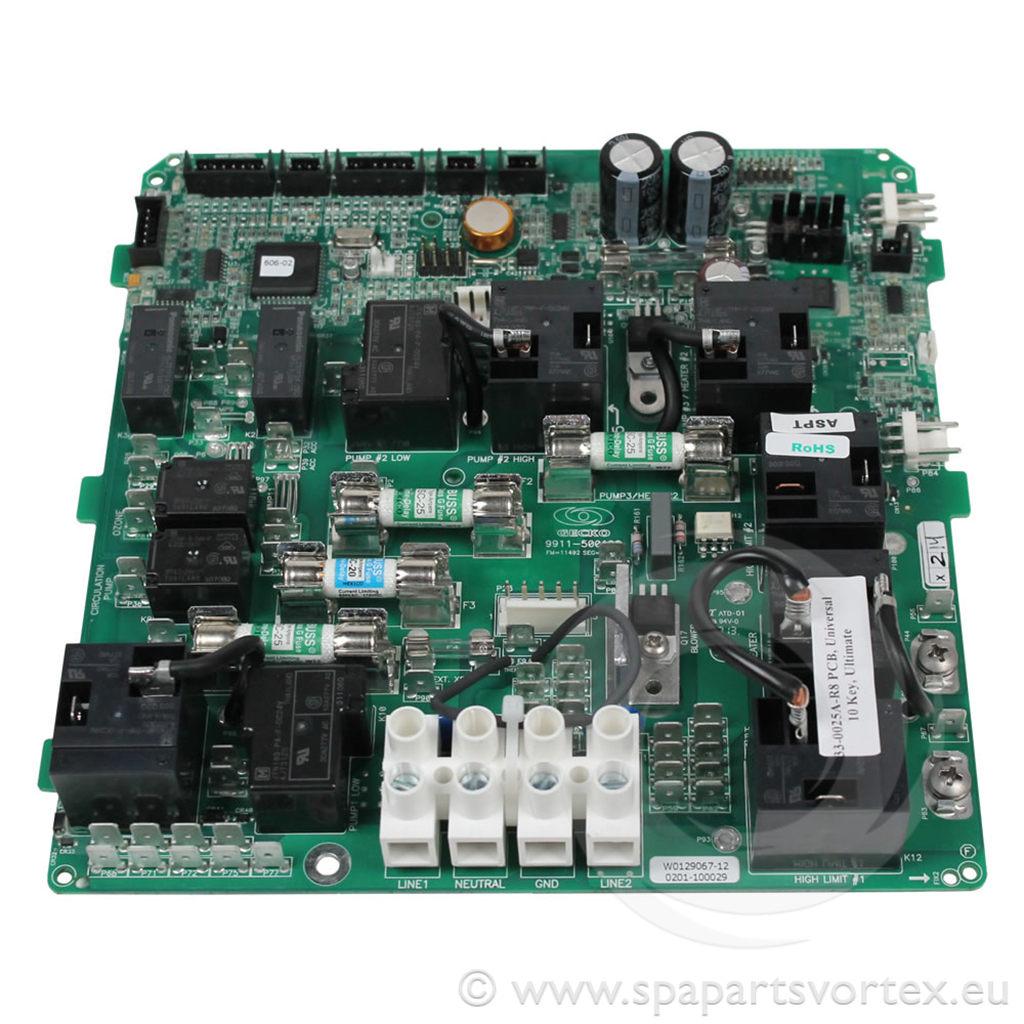 HydroQuip PCB - 33-0025A-R8 - CS-9707 / CS-9000 series (Export)