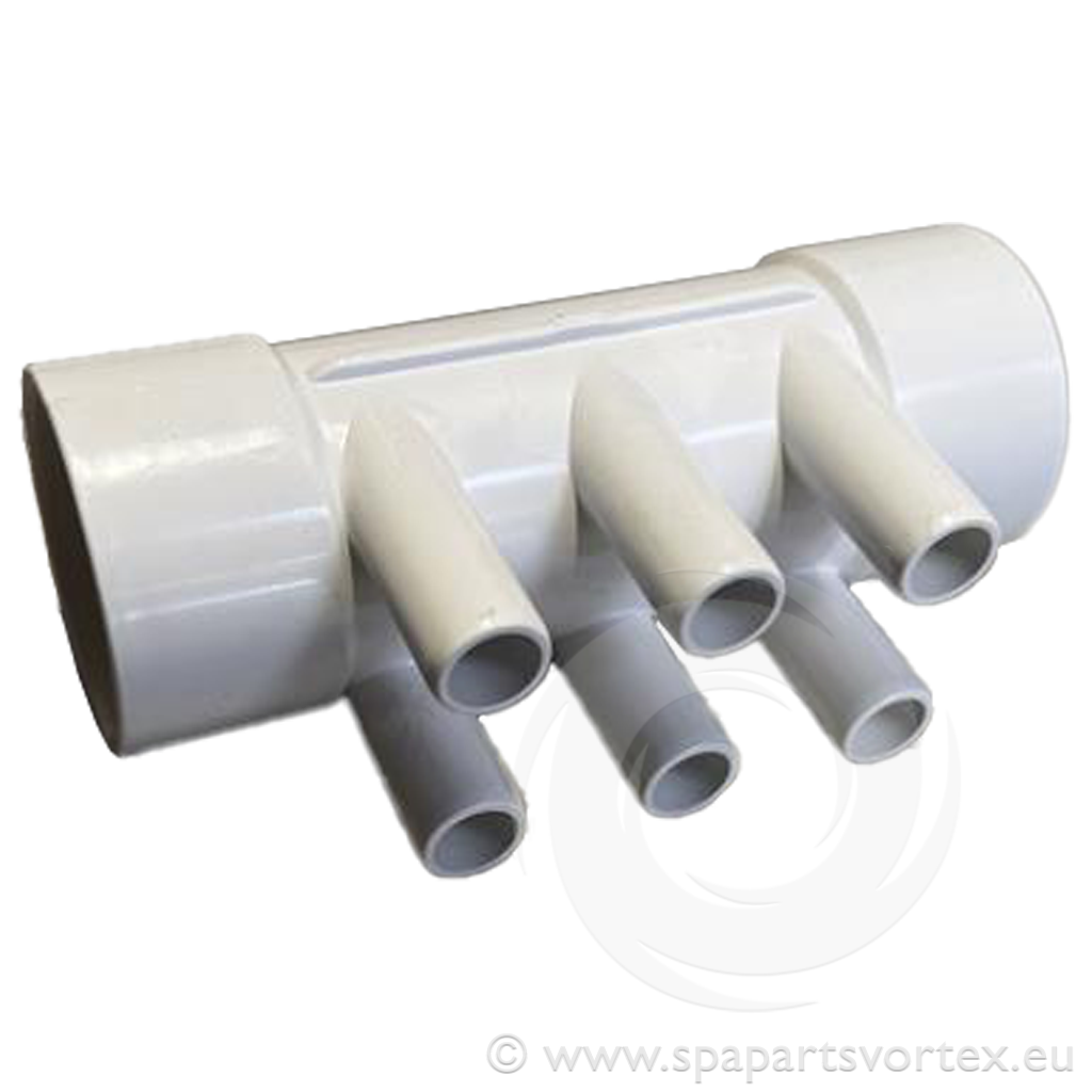 Water Manifold 2" (S/S) x 3/4" SB (6 barb)