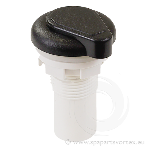 [PL-10428] Vanne de régulation d'air Noire 1"