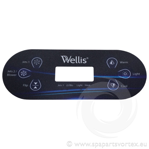 [OL-WE555] Wellis TP600 Control Panel Overlay