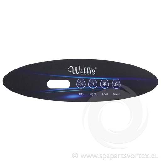 [OL-WE602] Wellis VL260 Control Panel Overlay