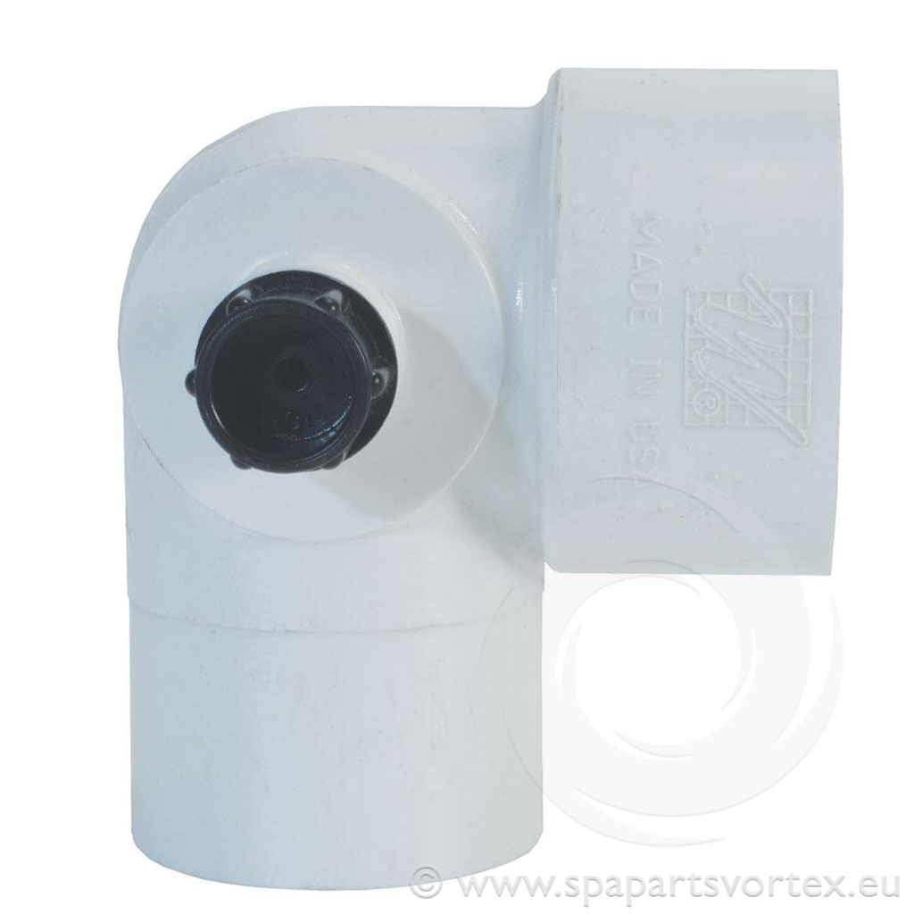 Coude 2" 90° M/F avec purge d'air