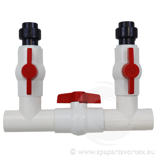 [PL-VP501] Heat Pump Ball Valve Kit 1.5" To 1"