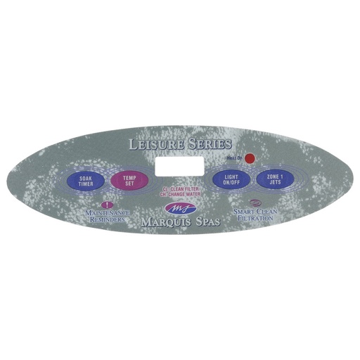[OL-MQ490] (650-0490) Marquis Spa Overlay Lezur 4 Button 2000-04