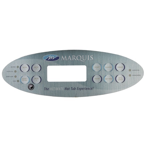 [OL-MQ687] (650-0687) Marquis Spas Overlay 10 buttons 3 Pumps