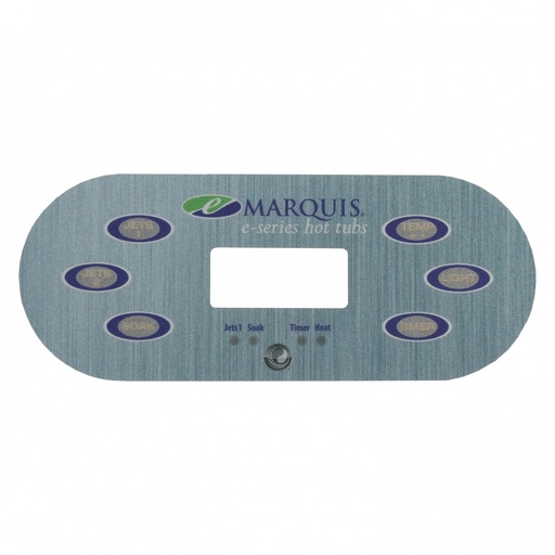 [OL-MQ742] (650-0742) Marquis Spa Overlay E-Series 6 buttons 2 Pump 2014 