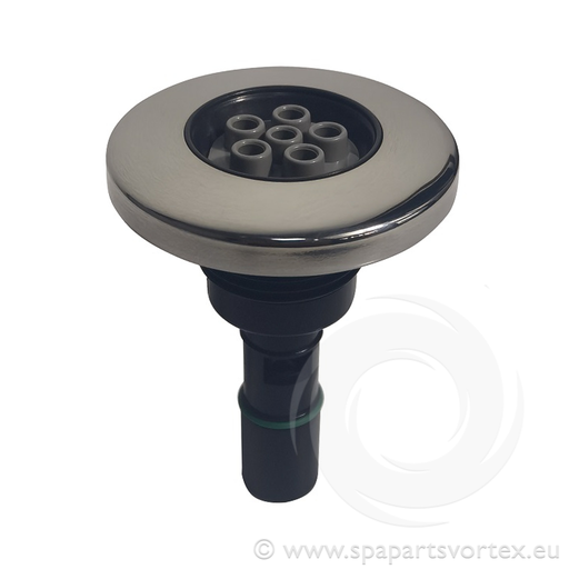 [JT-LW023] Las Water Diamond Jet 2-1/4'' Massage - Stainless Steel
