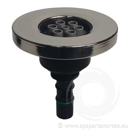 [JT-LW034] Las Water Diamond Jet 3-3/8'' Massage - Stainless Steel